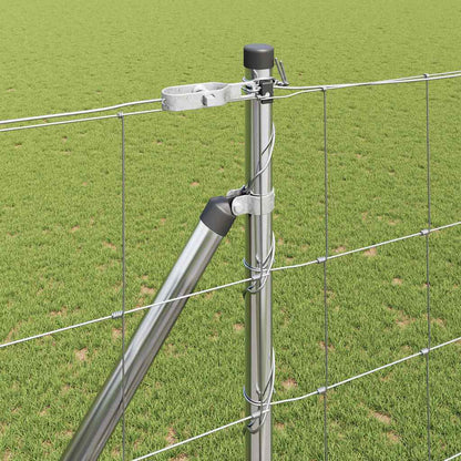 Welded Wire Fence with Spikes 25 x 1.6 m Galvanised Steel Mesh
