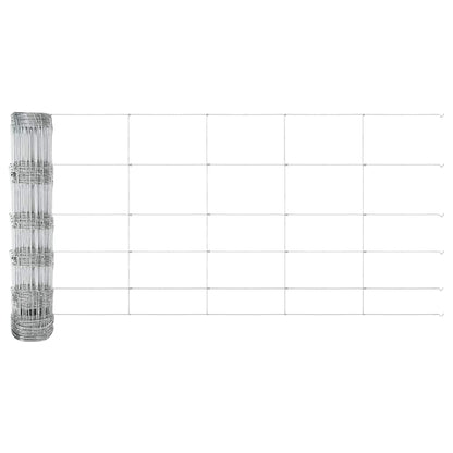 Welded Wire Fence with Spikes 50 x 0.8 m Galvanised Steel Mesh