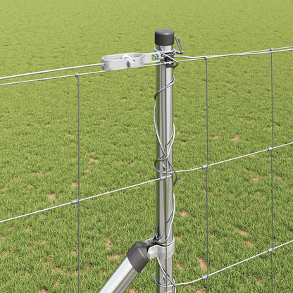 Welded Wire Fence with Spikes 50 x 1.4 m Galvanised Steel Mesh