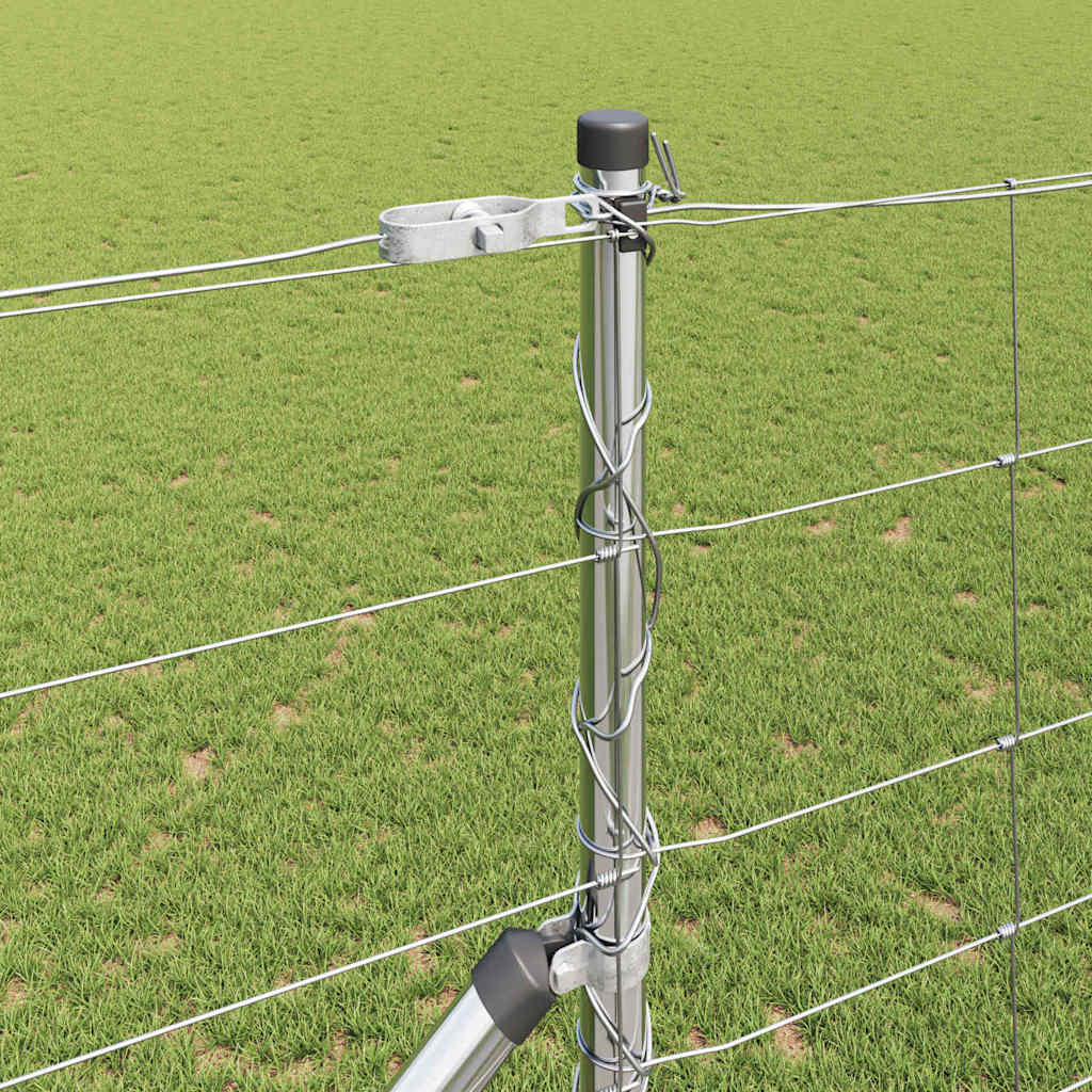 Welded Wire Fence with Spikes 50 x 1.4 m Galvanised Steel Mesh