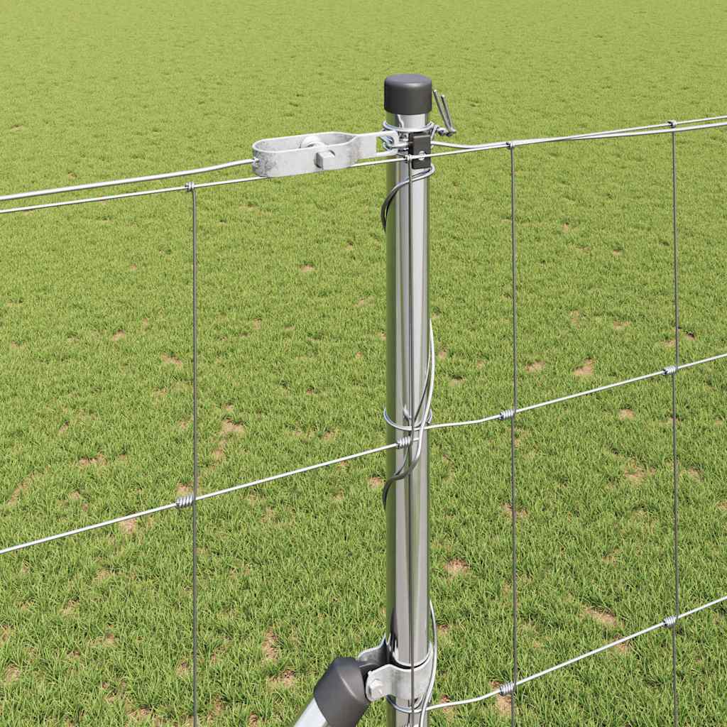 Welded Wire Fence with Spikes 50 x 1.5 m Galvanised Steel Mesh