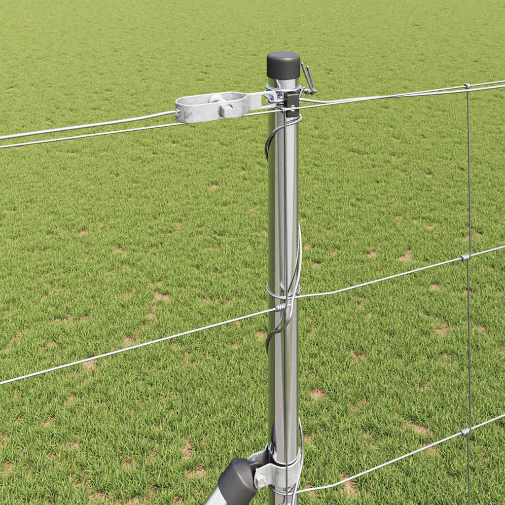 Welded Wire Fence with Spikes 50 x 1.5 m Galvanised Steel Mesh