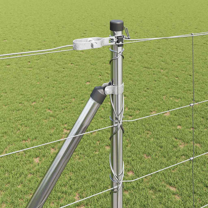 Welded Wire Fence with Spikes 50 x 1.6 m Galvanised Steel Mesh