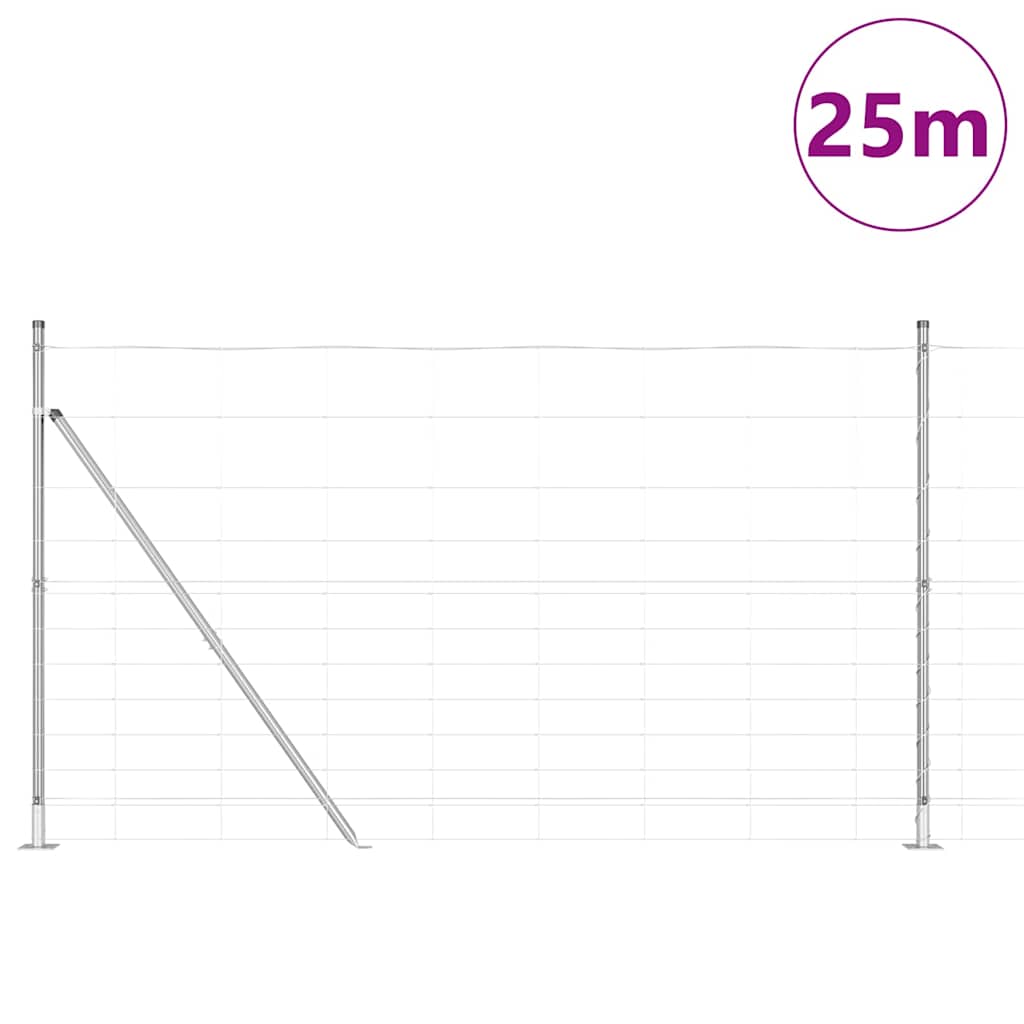 Fence Post Galvanized 25 x 1.4 m Steel