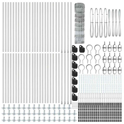 Welded Wire Fence with Concrete Base 100 x 0.8 m Silver Mesh