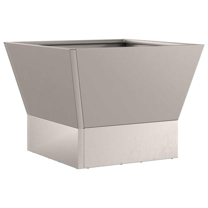 Fire Pit Brown 40 x 40 x 35 cm Weathering Steel