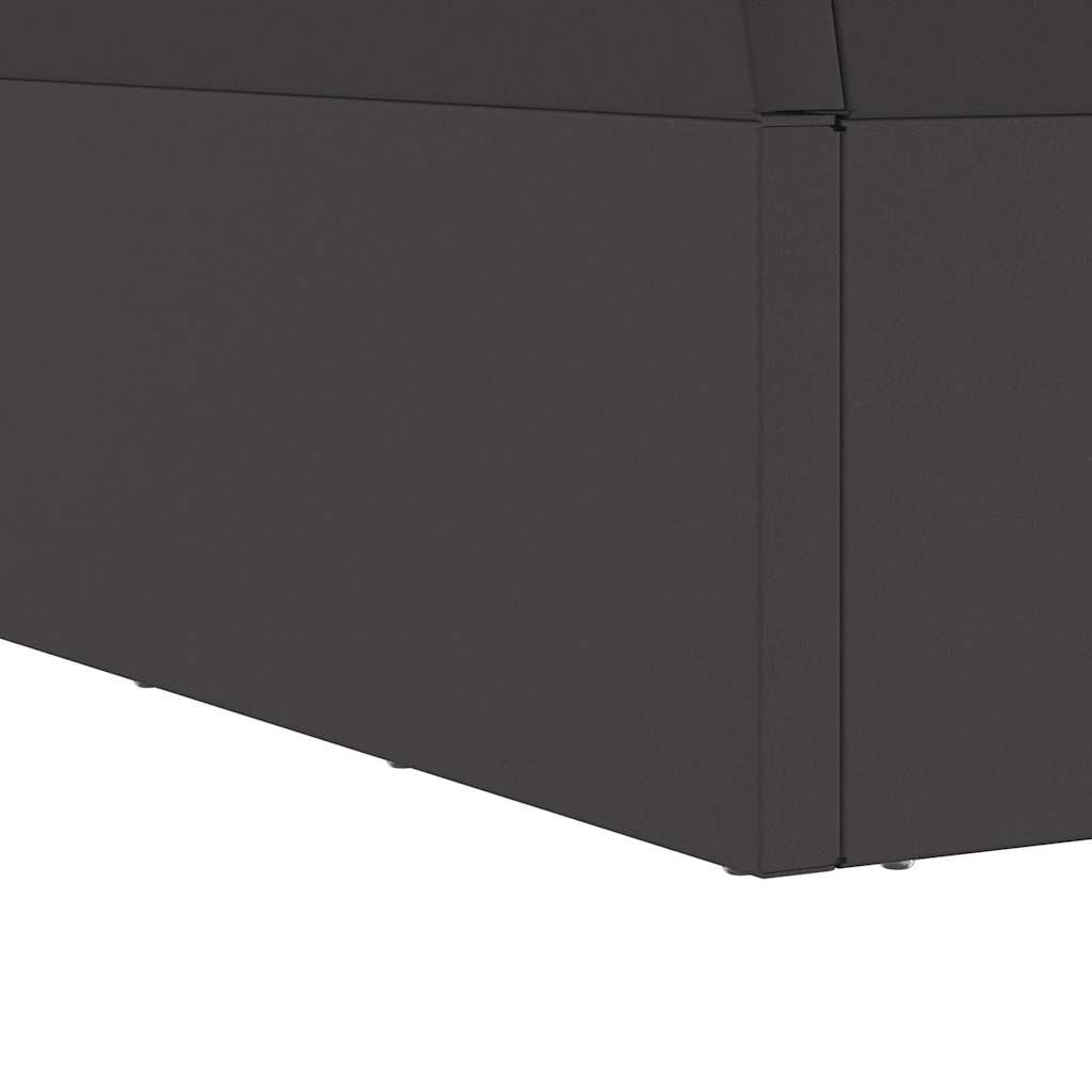 Fire Pit Black 60 x 60 x 35 cm Weathering Steel
