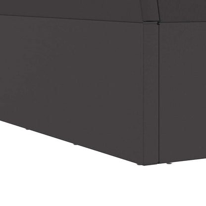 Fire Pit Black 60 x 60 x 35 cm Weathering Steel