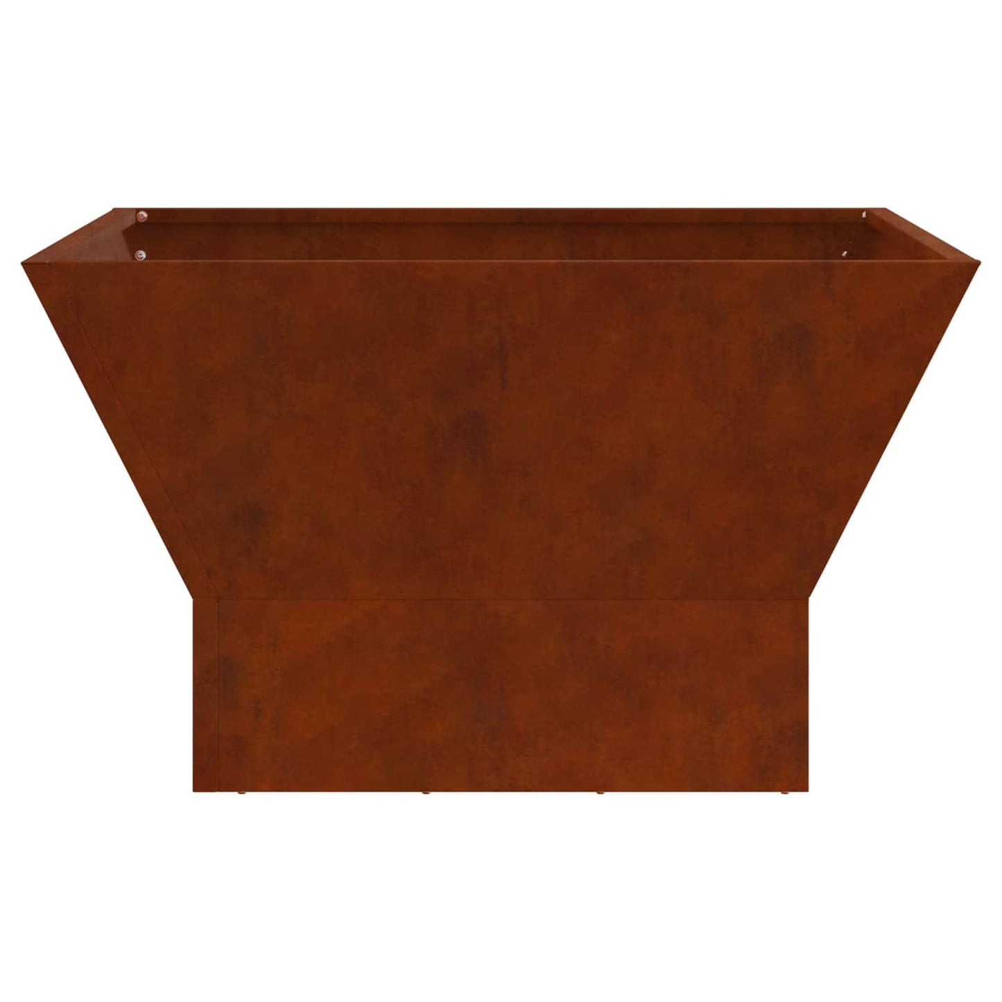 Fire Pit Rusty 60 x 60 x 35 cm Weathering Steel