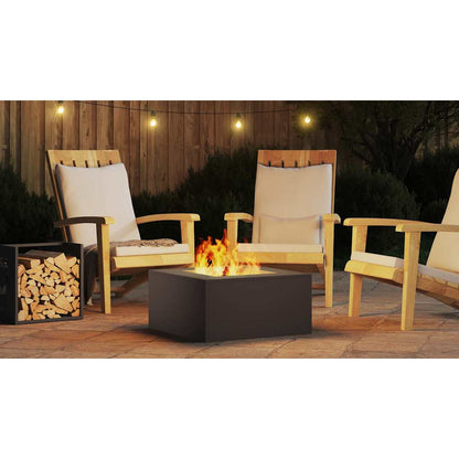 Fire Pit Black 60 x 60 x 30 cm Steel