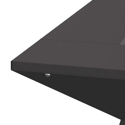 Fire Pit Black 60 x 60 x 50 cm Weathering Steel