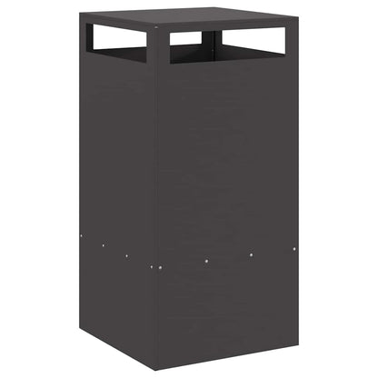 Fire Pit Black 50 x 50 x 100 cm Weathering Steel