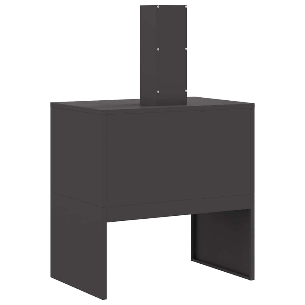 Fire Pit Black 60 x 40 x 96 cm Weathering steel