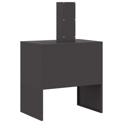 Fire Pit Black 60 x 40 x 96 cm Weathering steel