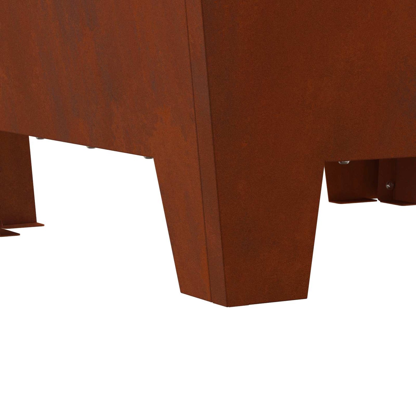 Fire Pit Rusty 50 x 50 x 38 cm Weathering Steel