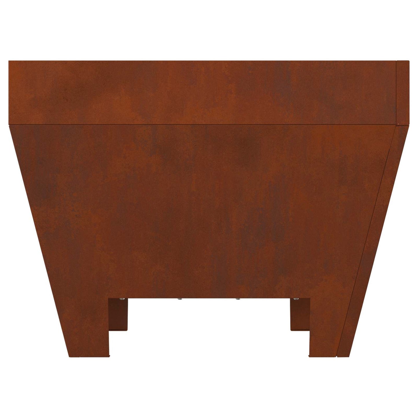 Fire Pit Rusty 50 x 50 x 38 cm Weathering Steel