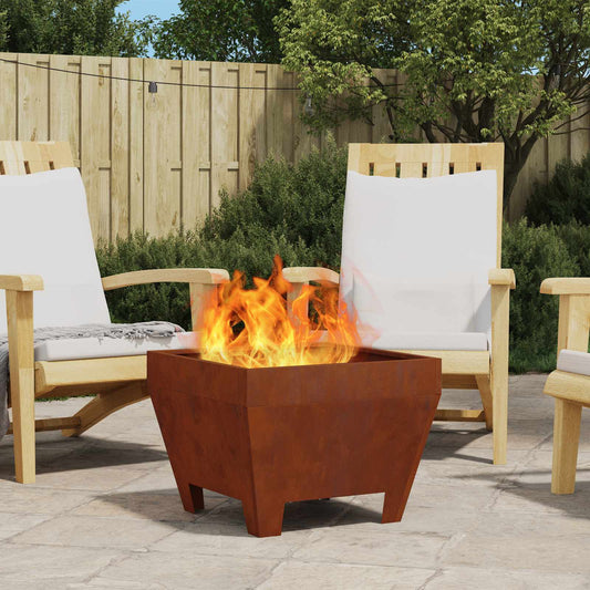 Fire Bowl Rusty 50 x 50 x 38 cm Weathering Steel
