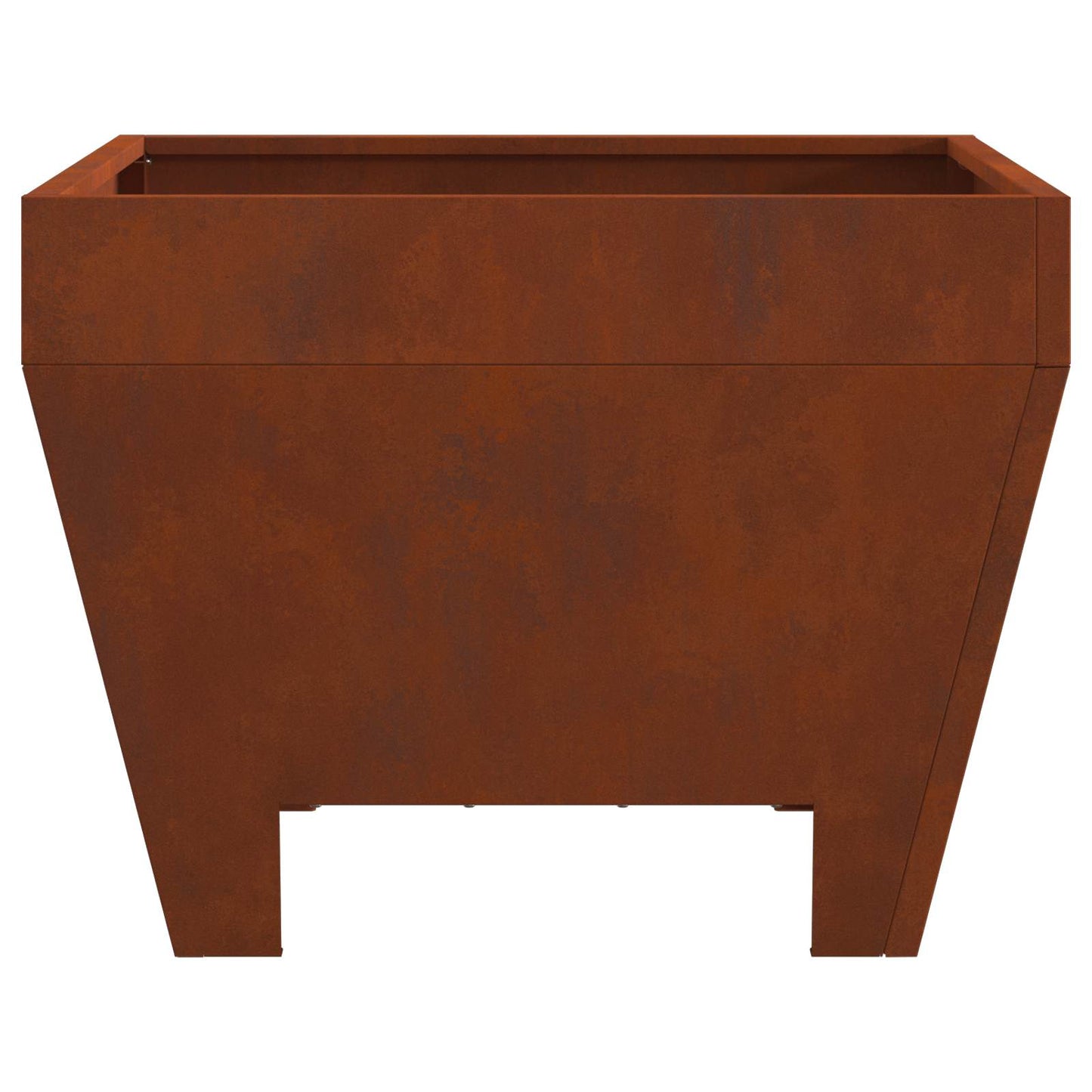 Fire Pit Rusty 50 x 50 x 38 cm Weathering Steel