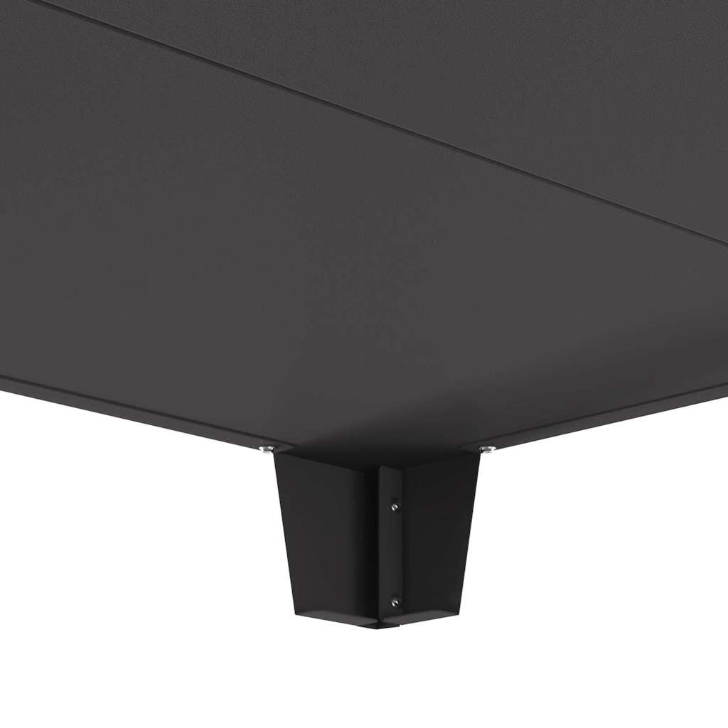 Fire Pit Black 80 x 80 x 43 cm Weathering Steel