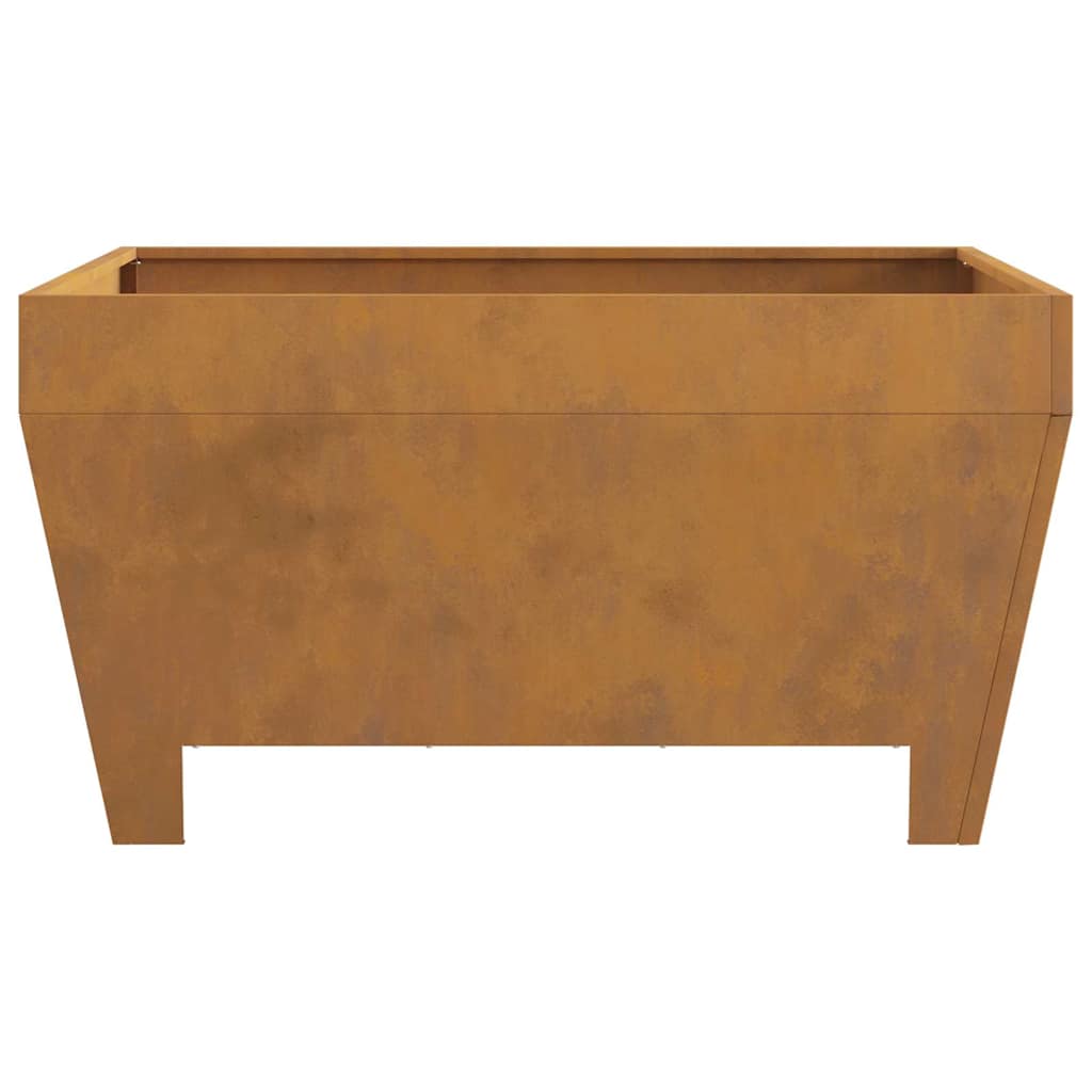 Fire Pit Brown 31.50 x 31.50 x 16.93 in Weathering Steel