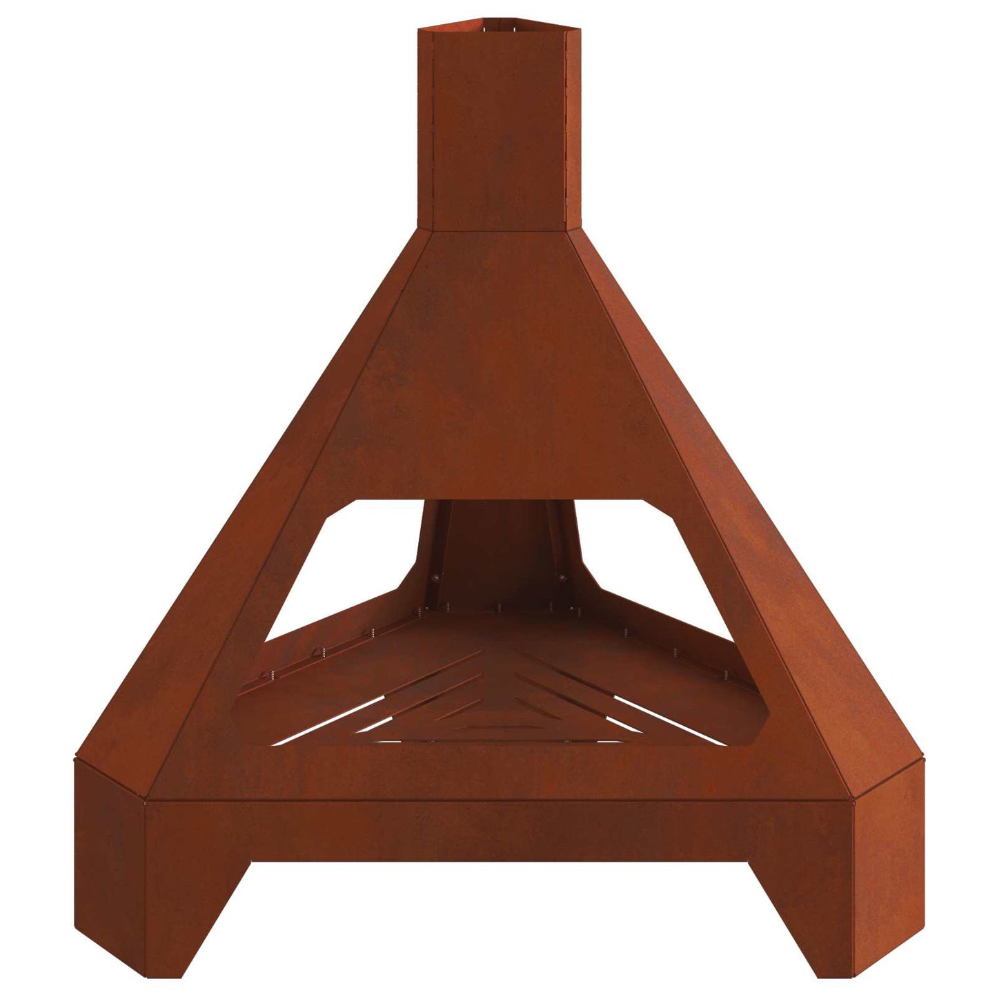 Fire Pit Rusty 50 x 43 x 52 cm Weathering Steel