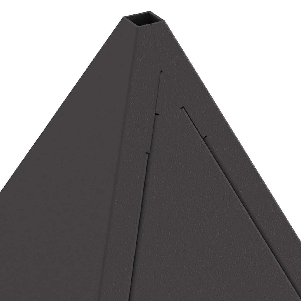 Fire Pit Black 50 x 50 x 51 cm Weathering steel