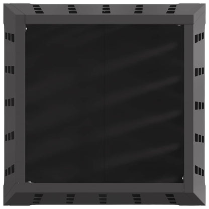 Fire Pit Black 50 x 50 x 70 cm Weathering Steel
