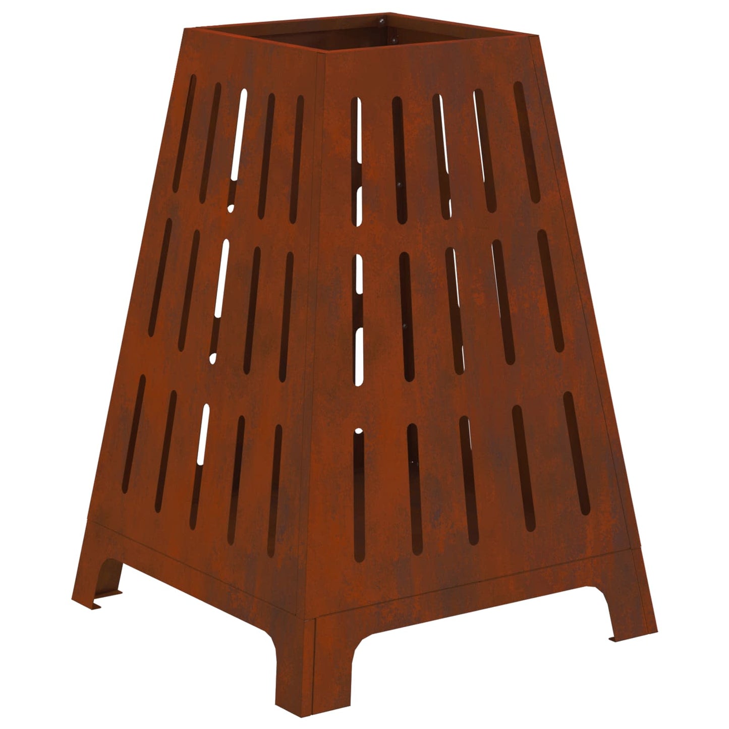 Fire Pit Rusty 50 x 50 x 70 cm Weathering Steel