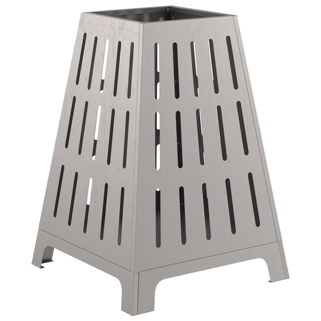Fire Pit Rusty 50 x 50 x 70 cm Weathering Steel