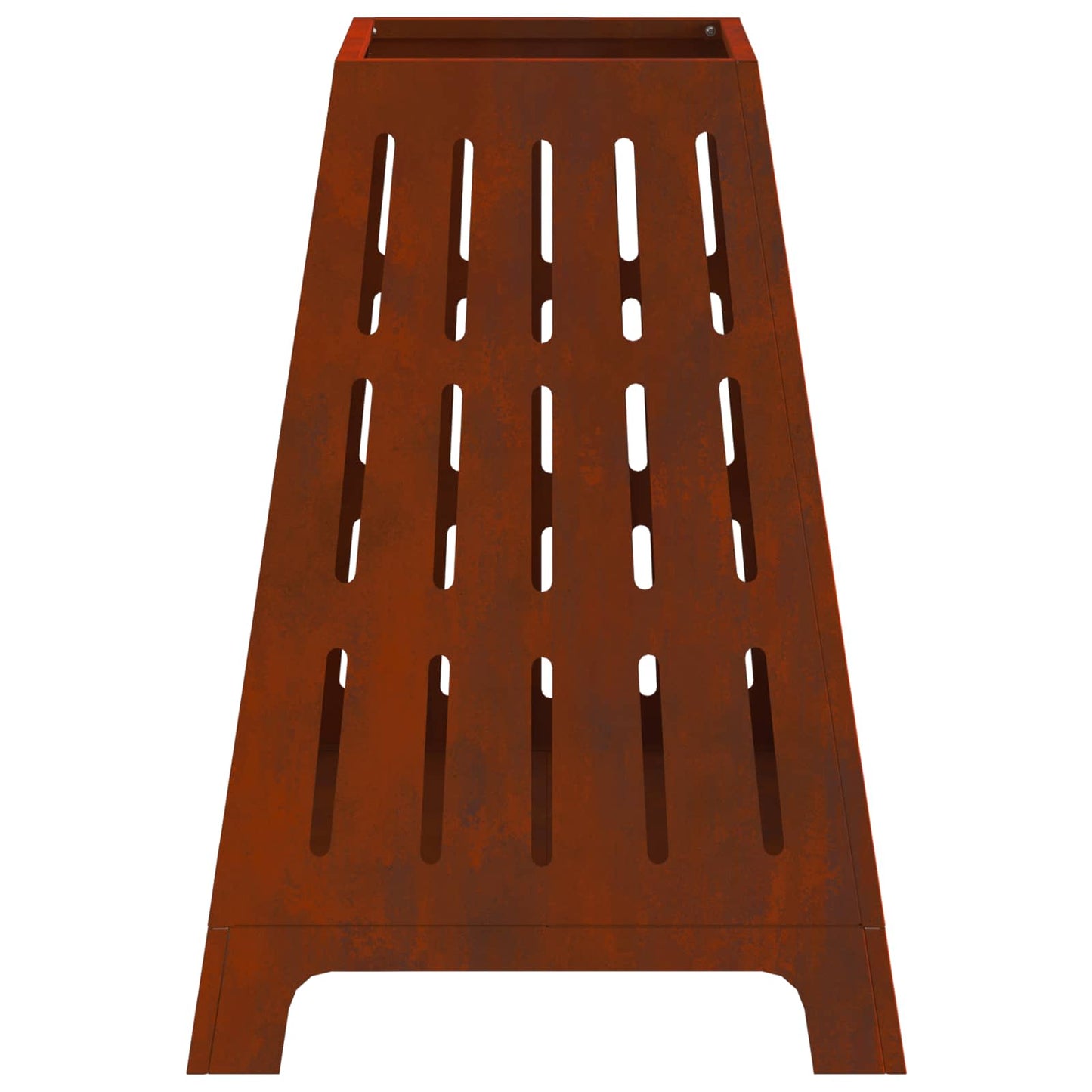 Fire Pit Rusty 50 x 50 x 70 cm Weathering Steel