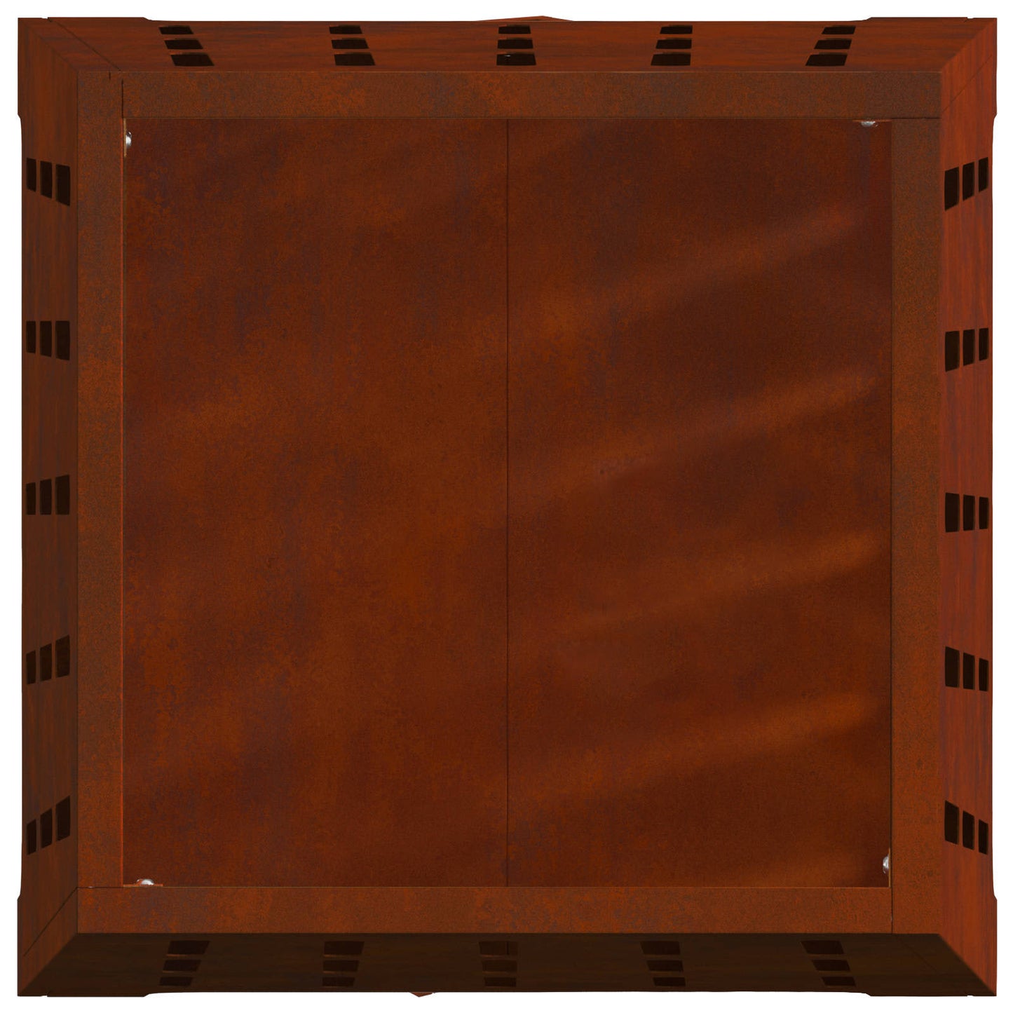 Fire Pit Rusty 50 x 50 x 70 cm Weathering Steel