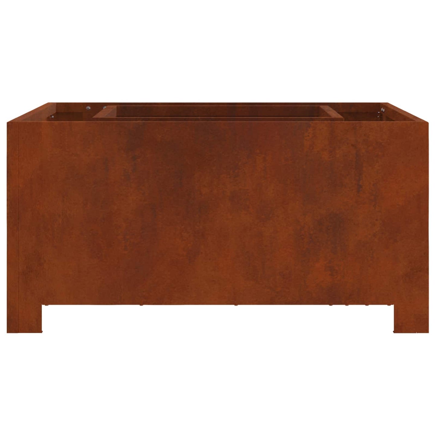 Fire Pit Rusty 60 x 60 x 30 cm Weathering Steel