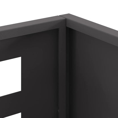 Fire Pit Black 50 x 30 x 40 cm Steel