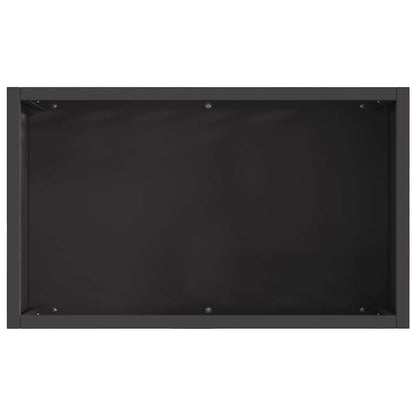 Fire Pit Black 50 x 30 x 40 cm Steel