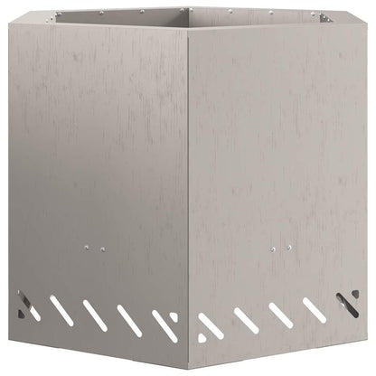 Smokeless Fire Pit Rusty 58 x 58 x 51 cm Weathering Steel