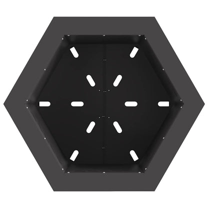 Smokeless Fire Pit Black 48 x 48 x 51 cm Weathering Steel