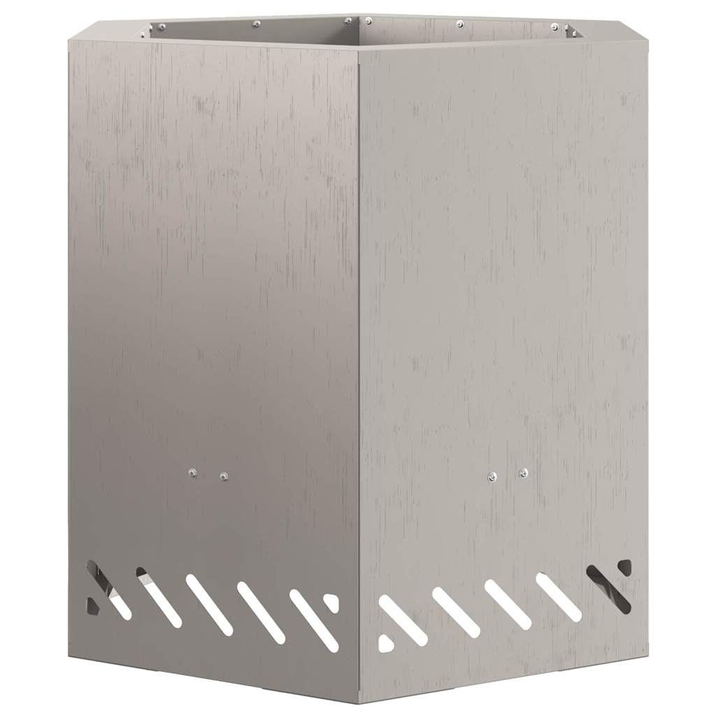 Smokeless Fire Pit Rusty 48 x 48 x 51 cm Weathering Steel