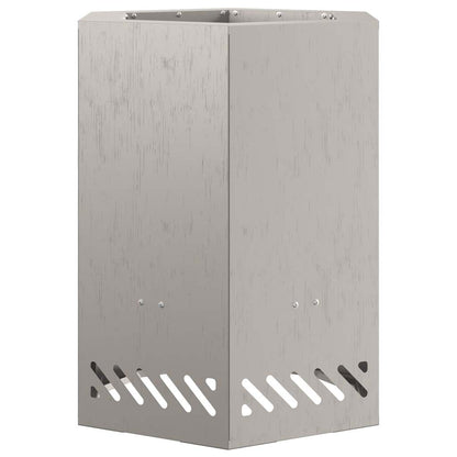 Smokeless Fire Pit Rusty 38 x 38 x 51 cm Weathering Steel