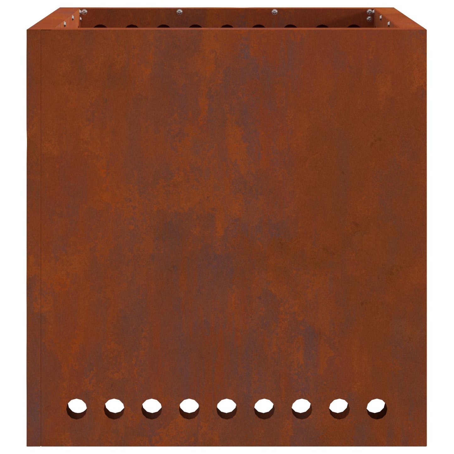 Smokeless Fire Pit Rusty 48 x 48 x 50 cm Weathering Steel