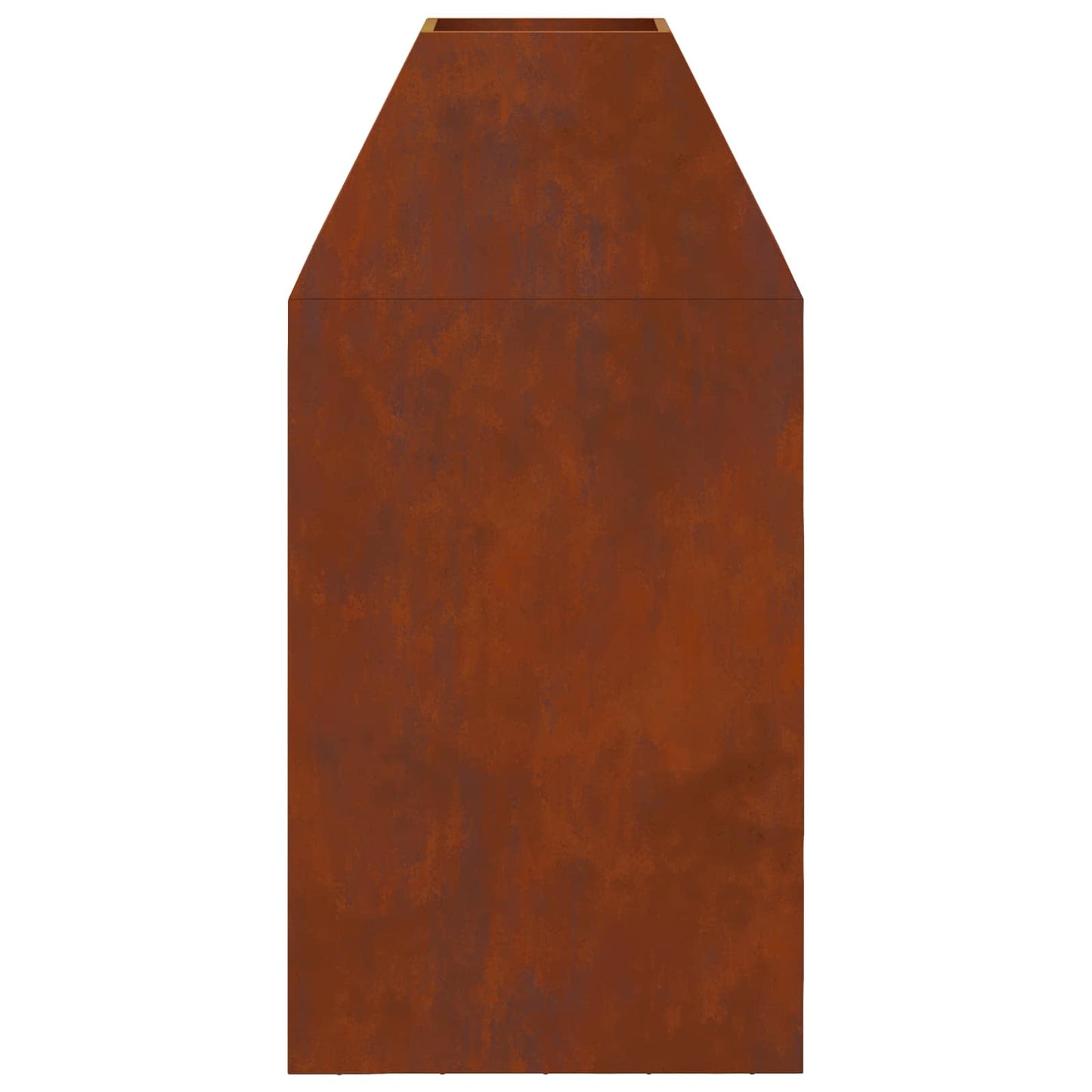 Fire Pit Rusty 50 x 50 x 100 cm Weathering Steel