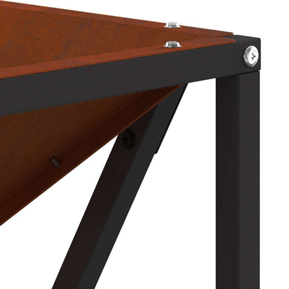 Fire Pit Rusty 50 x 50 x 35 cm Weathering Steel