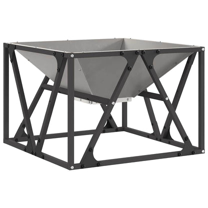 Fire Pit Rusty 50 x 50 x 35 cm Weathering Steel