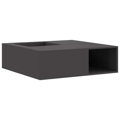 Fire Pit Black 100 x 100 x 30 cm Weathering Steel