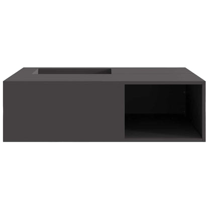 Fire Pit Black 100 x 100 x 30 cm Weathering Steel