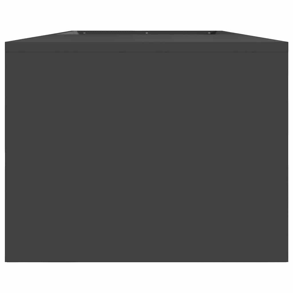 Fire Pit Black 62.99 x 17.72 x 13.78 in Steel