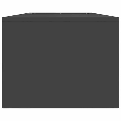Fire Pit Black 62.99 x 17.72 x 13.78 in Steel