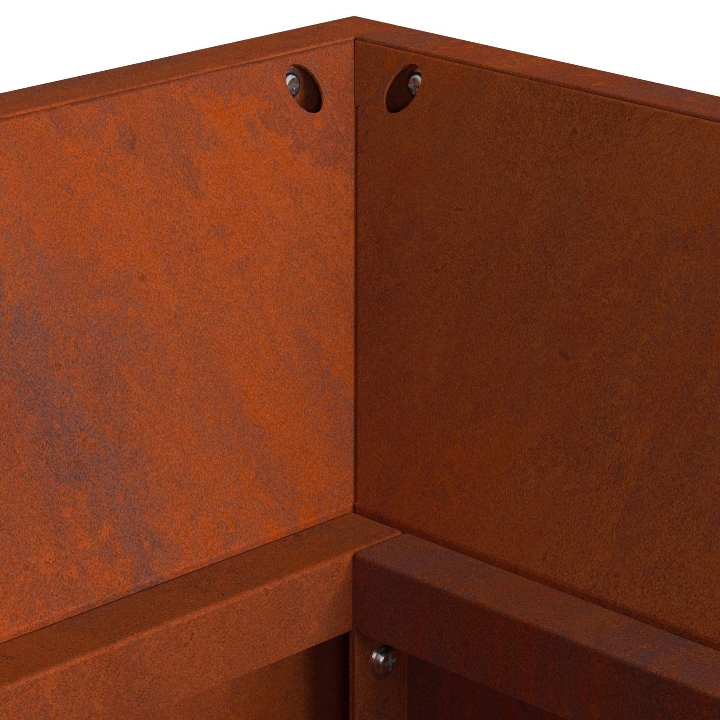 Fire Pit Rusty 160 x 45 x 35 cm Weathering Steel