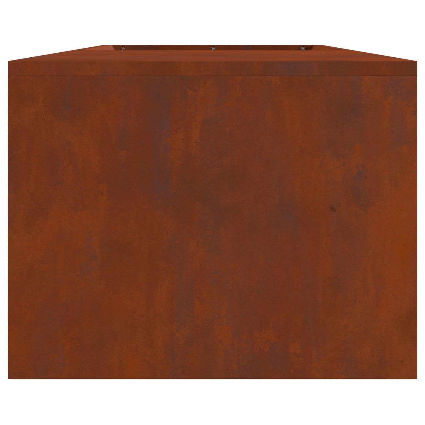 Fire Pit Rusty 160 x 45 x 35 cm Weathering Steel