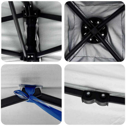 Pop-up Canopy Tent Blue 250 x 250 cm Fabric