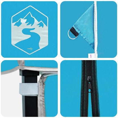 Pop-up Canopy Tent Blue 250 x 250 cm Fabric